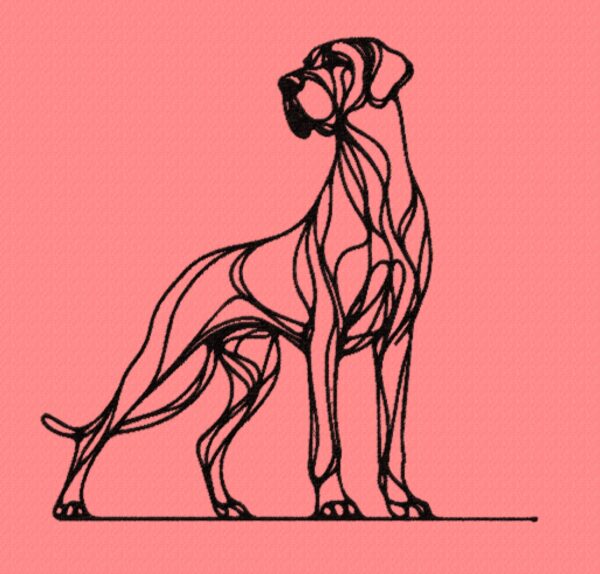 Nemecká doga v postoji - Image 4